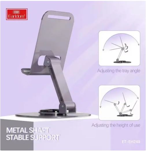 Earldom metal foldable desktop phone stand E249