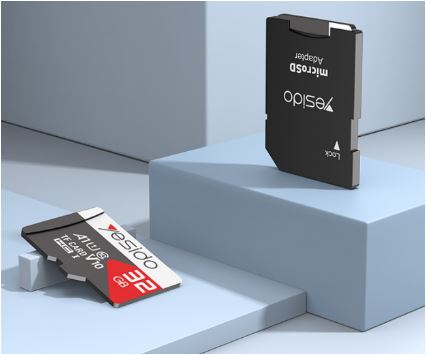 Yesido Micro SD Card 64GB Ultra Fast TF Card V30 XC I FL18