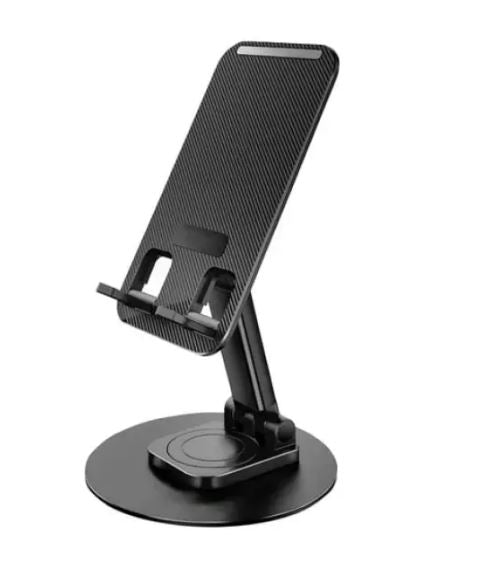 Folding lifting bracket for smartphones and tablets