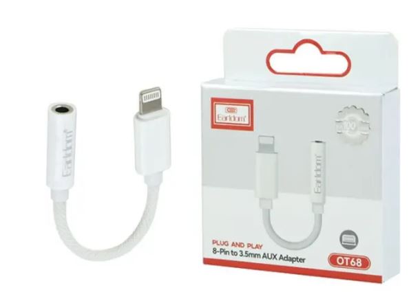 Earldom USB IPHONE to 3.5mm Aux Adapter OT68