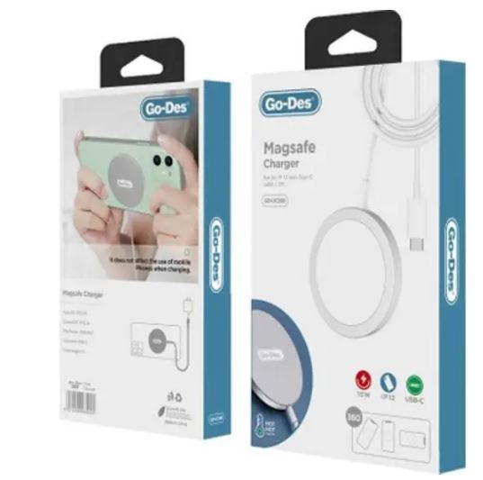 Go Des GD Magsafe 15W Charger with 1m Cable UC588