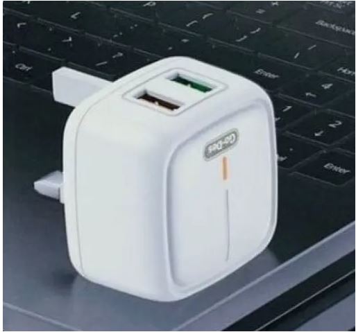 Go Des 2 in 1 rapid adapter set (charger and L/IP cable) 3A QC3301 iphone/lightning