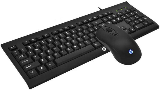 HP KM100 Wired Gaming Keyboard and Mouse - Black