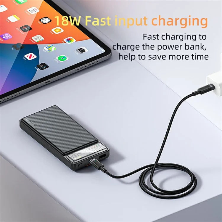 Yesido YP55 PD 20W + 22.5W 100mah Fast Charge Built-in Power Bank With IP Type-C + Cable