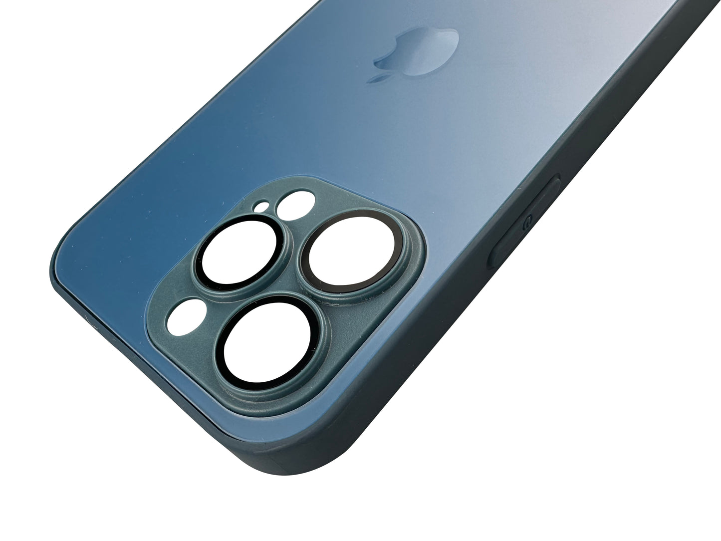 AG Glass Case Iphone 13 Pro Max - Blue
