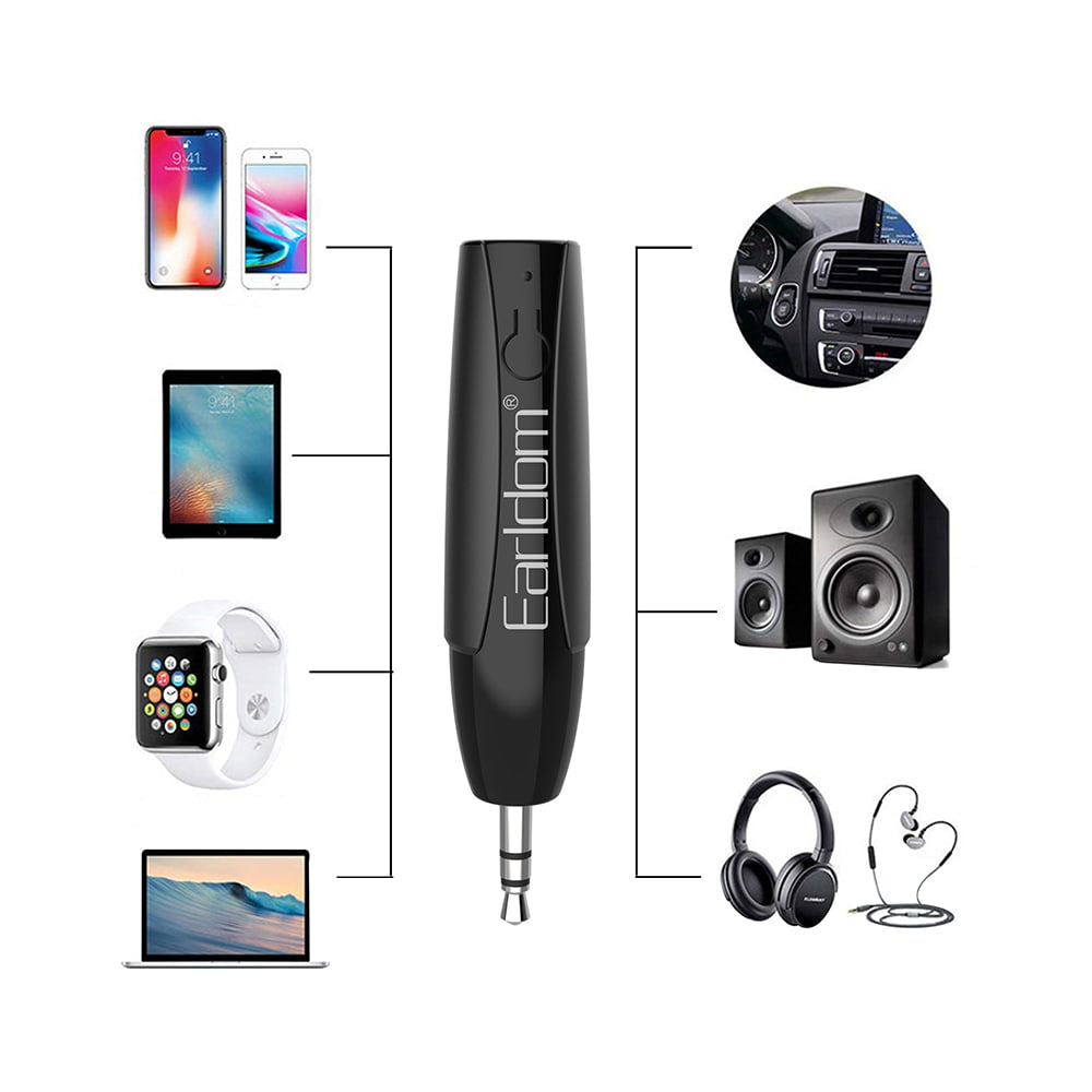 Earldom M68 Aux Wireless Bluetooth Adapter Receiver