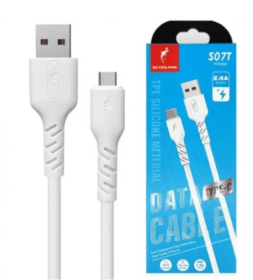 Sky dolphin 2.4A 1m USB type C charging and data transfer cable S07T