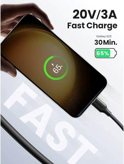 Ugreen USB C to USB C PD Fast Charging Cable 60W