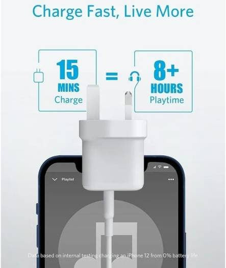 Anker 20W USB-C Wall Charger (White)