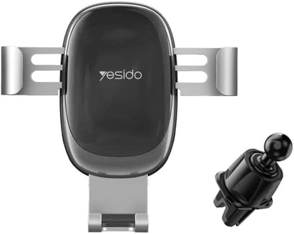 Yesido C122 Car Air Mount Mobile Fan 360° Rotation Gravity Automatic Clamp Bracket