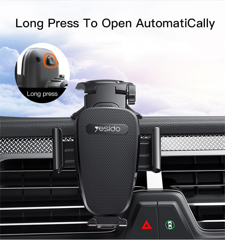 YESIDO C130 One-Touch Button Mobile Phone Holder