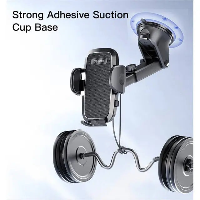 Yesido C139 Automatic Free Stretch Suction Cell Phone Mount, Mobile Holder