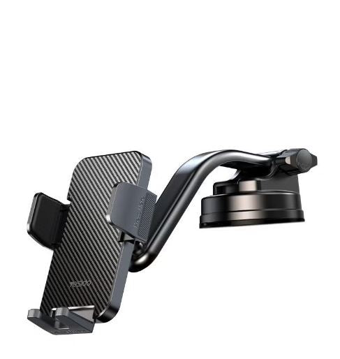 Yesido C172 Suction Cup Type Bending Arm Car Mobile Phone Holder (Black)