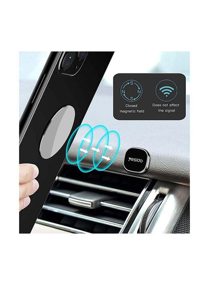 Yesido C81 Mini Magnetic Dashboard Mobile Phone and Light Ferromagnetic Metal Holder