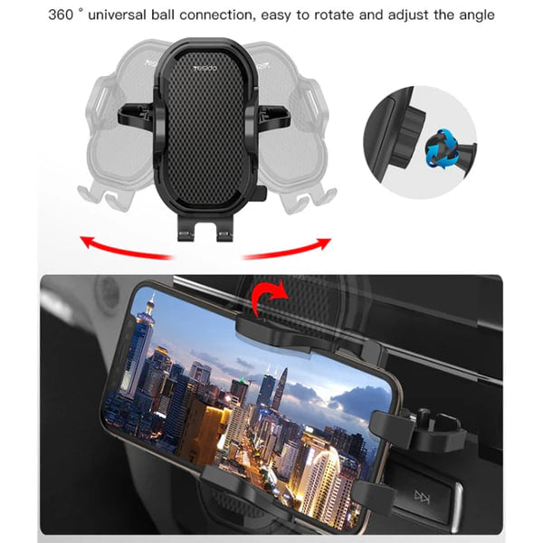 Yesido C84 360 Degree Rotating CD Port Car Phone Holder