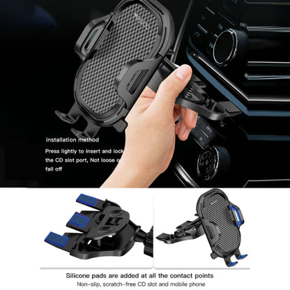 Yesido C84 360 Degree Rotating CD Port Car Phone Holder