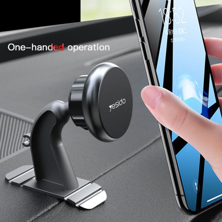 Yesido C91 Car Magnetic Mobile Phone and Tablet Holder (Black)