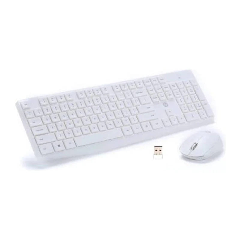 HP CS10 Wireless Keyboard and Mouse Combo - White