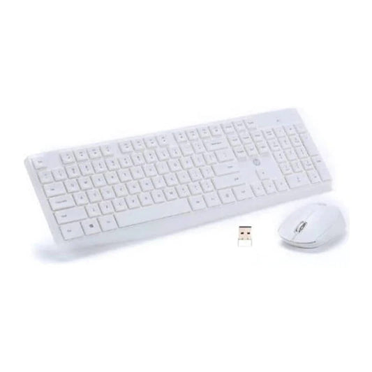 HP CS10 Wireless Keyboard and Mouse Combo - White
