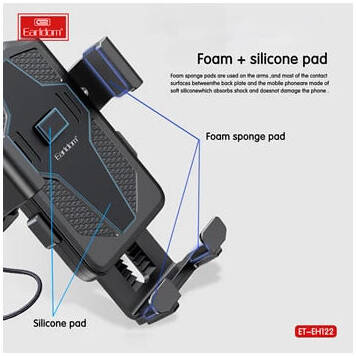 Earldom EH122 Universal Mobile Holder for Bicycle, Motorcycle, Scooters, Baby Strollers