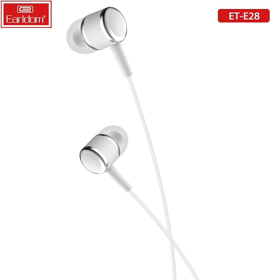 Earldom ET-E28 Wired Stereo Earphone With Mic 3.5m Jack