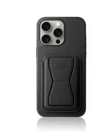 HDD Mobile Case With Magnetic Card Holder For IPhone 14 ProMax Black