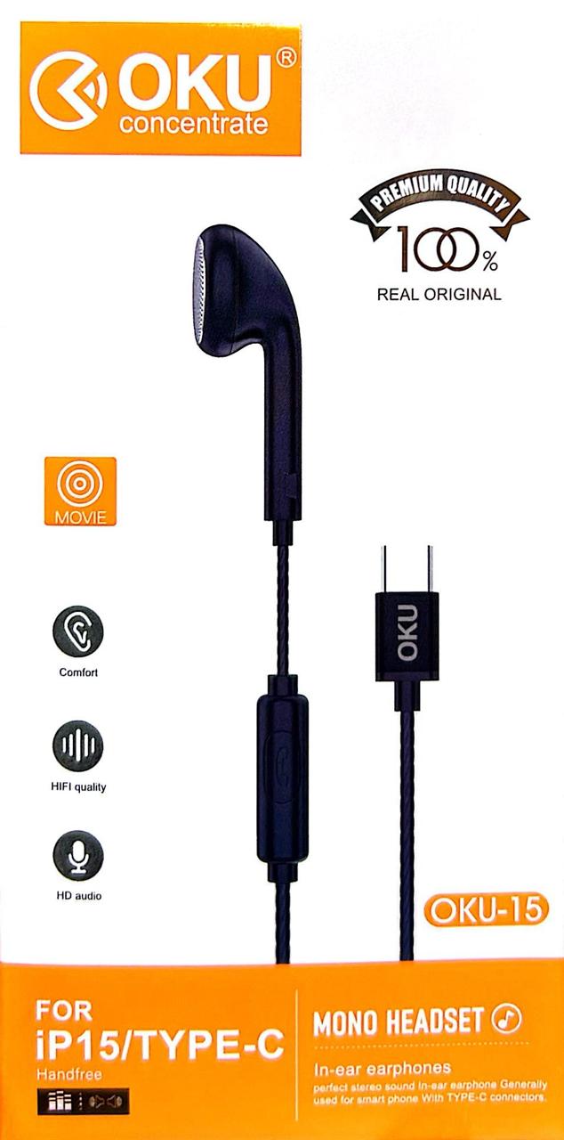 OKU Headset IP15/Type C OKU-15