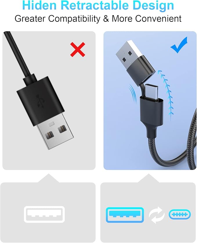 OKU Concentrate 6 in one 5A 1.2m Charging Cable OKU-40