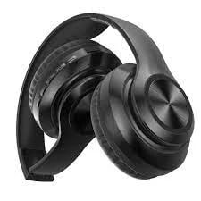 P39 Wireless Foldable Over Ear Headphone With Bluetooth Microphone And Stereo Sound - Black