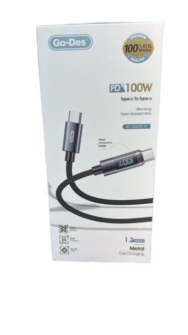 GO-Des PD 100W Type C To USB C Cable 1.2 Meter GD-UC620TC-TC