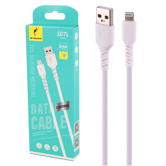 Sky dolphin 2.4A 1m iPhone charging and data transfer cable S07L