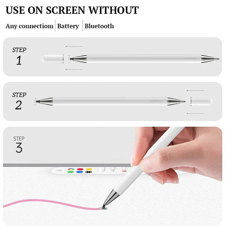 Yedo ST04 Touch Screen Capacitive Stylus With Pen For Iphone Ipad Tablet Writing and Drawing