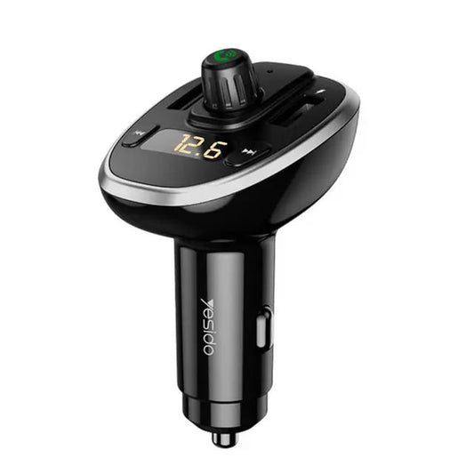 Yesido Y39 FM Transmitter Car Charger With 2 USB Ports